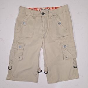 VTG RARE Y2K 90S CW ( Christopher Webb) Mens Cargo 6 Pocket Shorts 100% Cotton
